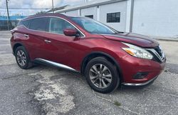 Salvage cars for sale from Copart New Orleans, LA: 2017 Nissan Murano S