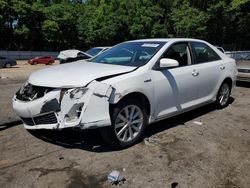 Salvage cars for sale at Austell, GA auction: 2013 Toyota Camry Hybrid