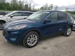 Salvage cars for sale from Copart Leroy, NY: 2020 Ford Escape SE