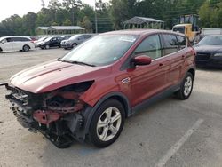 Salvage cars for sale at Savannah, GA auction: 2016 Ford Escape SE