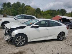 Salvage cars for sale from Copart Mendon, MA: 2017 Honda Civic EX