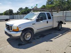 Salvage cars for sale from Copart Austell, GA: 1999 Ford F250 Super Duty
