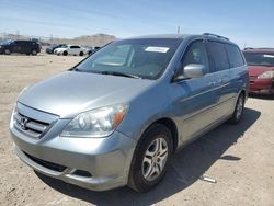 Salvage cars for sale from Copart North Las Vegas, NV: 2006 Honda Odyssey EXL