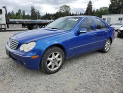 Salvage cars for sale at Graham, WA auction: 2002 Mercedes-Benz C 240