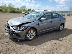 Salvage cars for sale at Columbia Station, OH auction: 2018 Hyundai Elantra SE