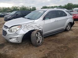 Salvage cars for sale at auction: 2016 Chevrolet Equinox LTZ