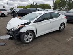 Salvage cars for sale from Copart Denver, CO: 2013 Hyundai Elantra GLS