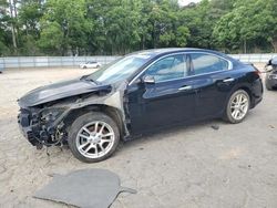 Salvage cars for sale at Austell, GA auction: 2011 Nissan Maxima S