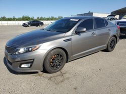 Salvage cars for sale from Copart Fresno, CA: 2015 KIA Optima LX
