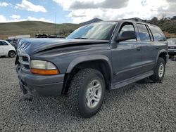 Salvage cars for sale from Copart Reno, NV: 2002 Dodge Durango SLT Plus