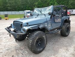 Jeep salvage cars for sale: 1999 Jeep Wrangler / TJ Sport