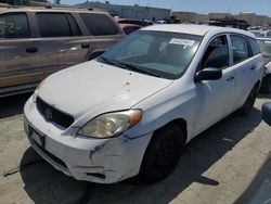 Salvage cars for sale from Copart Martinez, CA: 2003 Toyota Corolla Matrix XR