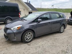 Salvage cars for sale at Northfield, OH auction: 2017 Toyota Prius V