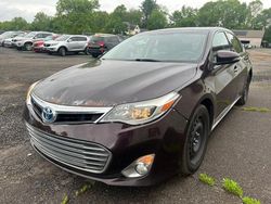 Salvage cars for sale at East Granby, CT auction: 2014 Toyota Avalon Hybrid