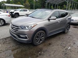 Vehiculos salvage en venta de Copart Savannah, GA: 2017 Hyundai Santa FE Sport