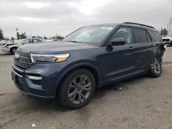 Salvage cars for sale at Rancho Cucamonga, CA auction: 2022 Ford Explorer XLT