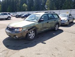 Salvage cars for sale from Copart Arlington, WA: 2005 Subaru Legacy Outback 2.5I