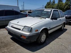 Salvage cars for sale from Copart Rancho Cucamonga, CA: 1987 Suzuki Forsa