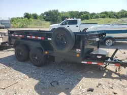 Salvage trucks for sale at Grand Prairie, TX auction: 2021 PJ Dump Trailer