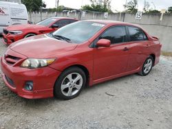 Salvage cars for sale at Opa Locka, FL auction: 2013 Toyota Corolla Base