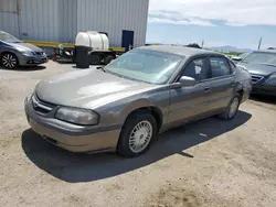 Salvage cars for sale from Copart Tucson, AZ: 2002 Chevrolet Impala