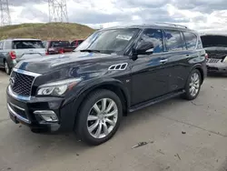 Salvage cars for sale at Littleton, CO auction: 2015 Infiniti QX80