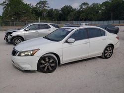 Salvage cars for sale at Fort Pierce, FL auction: 2008 Honda Accord EXL