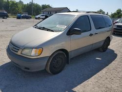 Salvage cars for sale at York Haven, PA auction: 2003 Toyota Sienna CE