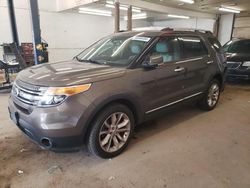 Salvage cars for sale at Ham Lake, MN auction: 2015 Ford Explorer Limited