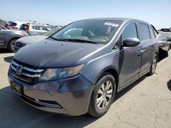 Salvage cars for sale at Martinez, CA auction: 2016 Honda Odyssey EX