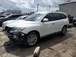 Salvage cars for sale from Copart Chicago Heights, IL: 2016 Nissan Pathfinder S
