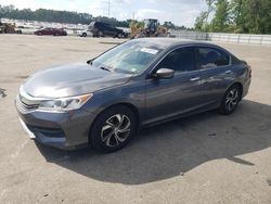 Honda Accord LX salvage cars for sale: 2016 Honda Accord LX