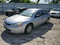 Salvage cars for sale at West Mifflin, PA auction: 2005 Honda Accord DX