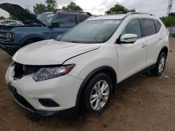Salvage cars for sale from Copart Elgin, IL: 2016 Nissan Rogue S
