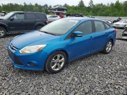 Salvage cars for sale at Windham, ME auction: 2014 Ford Focus SE