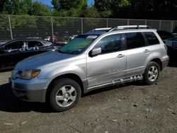 Salvage cars for sale at Waldorf, MD auction: 2004 Mitsubishi Outlander XLS