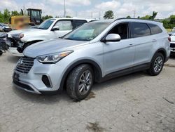Salvage cars for sale at Cahokia Heights, IL auction: 2017 Hyundai Santa FE SE