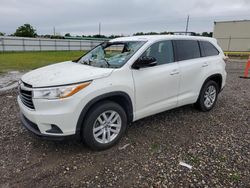 Toyota Highlander le salvage cars for sale: 2016 Toyota Highlander LE