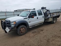 Salvage trucks for sale at Bismarck, ND auction: 2015 Ford F550 Super Duty