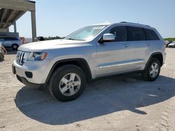 Salvage cars for sale at West Palm Beach, FL auction: 2013 Jeep Grand Cherokee Laredo