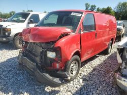 Chevrolet salvage cars for sale: 2014 Chevrolet Express G2500