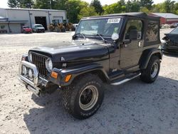Jeep salvage cars for sale: 1998 Jeep Wrangler / TJ Sahara
