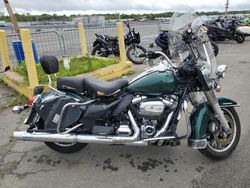 Salvage motorcycles for sale at Brookhaven, NY auction: 2018 Harley-Davidson Flhp Police Road King