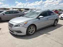 2015 Hyundai Sonata SE en venta en Grand Prairie, TX