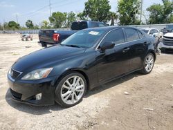 Salvage cars for sale from Copart Riverview, FL: 2006 Lexus IS 350