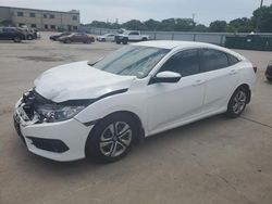 Salvage cars for sale at Wilmer, TX auction: 2018 Honda Civic LX