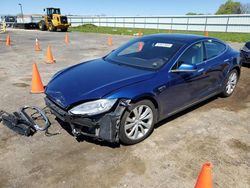 Salvage cars for sale from Copart Mcfarland, WI: 2016 Tesla Model S