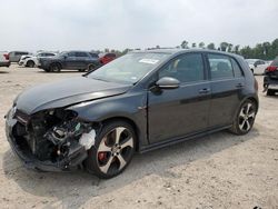 Salvage cars for sale from Copart Houston, TX: 2016 Volkswagen GTI S/SE