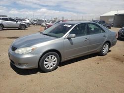 Salvage cars for sale at Brighton, CO auction: 2005 Toyota Camry LE