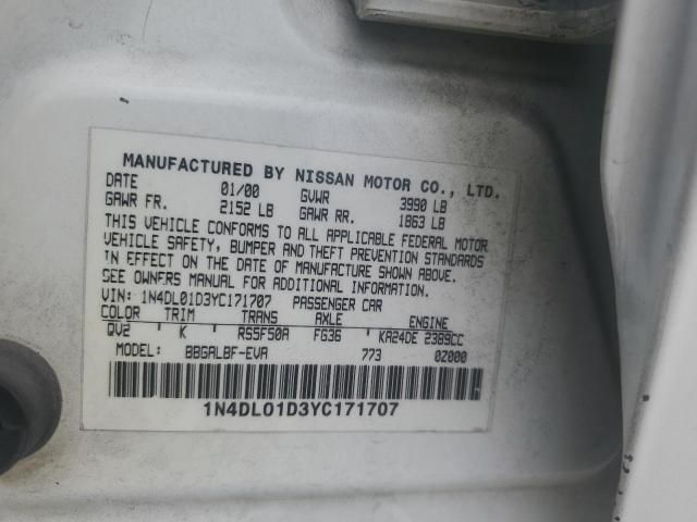 2000 Nissan Altima XE